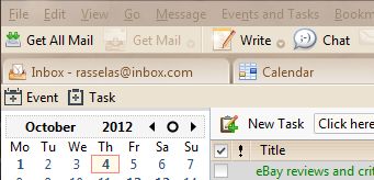 reSize Toolbars > Calendar/Tasks