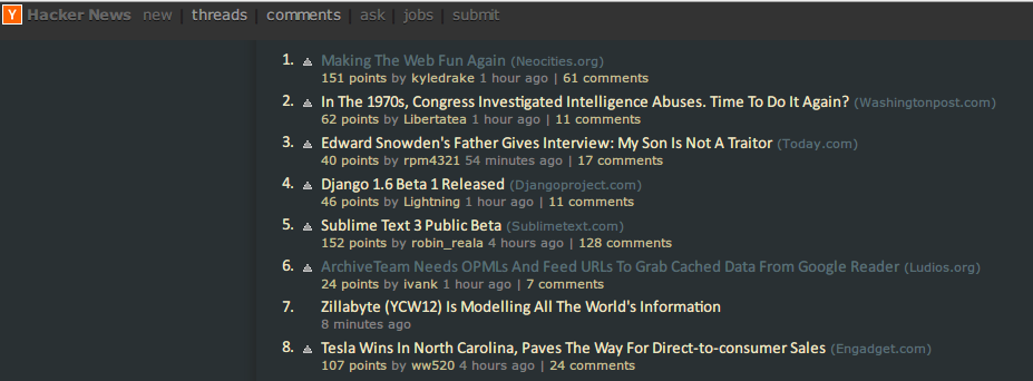 Hacker News Neue