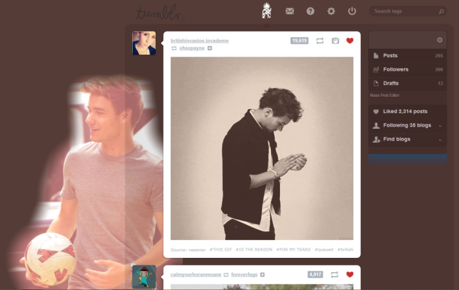 OH SNAP It's Liam on Your Dash
