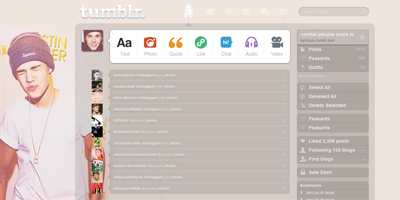JUSTIN BIEBER DASHBOARD THEME TUMBLR #16
