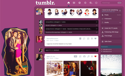 Drianca Tumblr Dashboard Theme
