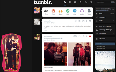 Degrassi Jatie Tumblr Dashboard Theme