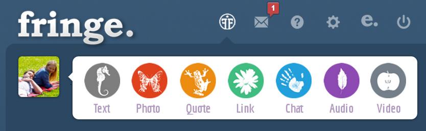 Fringe Post Icons, Home logo, and Title Logo