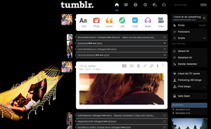 Eclare Stargazing Tumblr Dashboard Theme