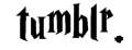 Tumblr logo Harry P font