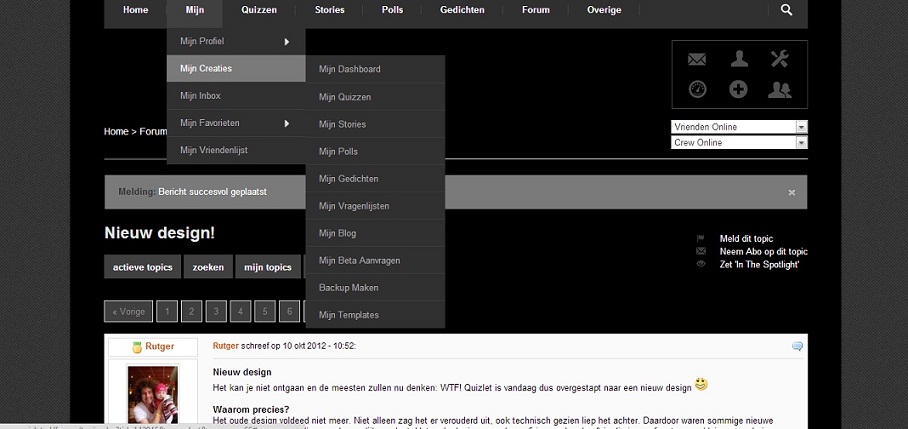 Quizlet.nl Dark Design