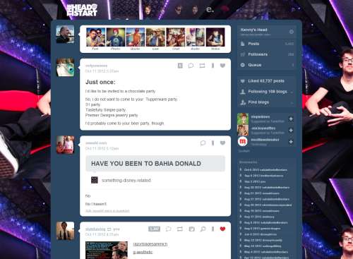 The Headstart background for tumblr