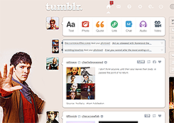 Tumblr dashboard: Merlin