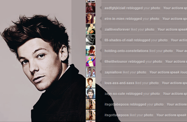 Louis Tomlinson Dashboard Theme -