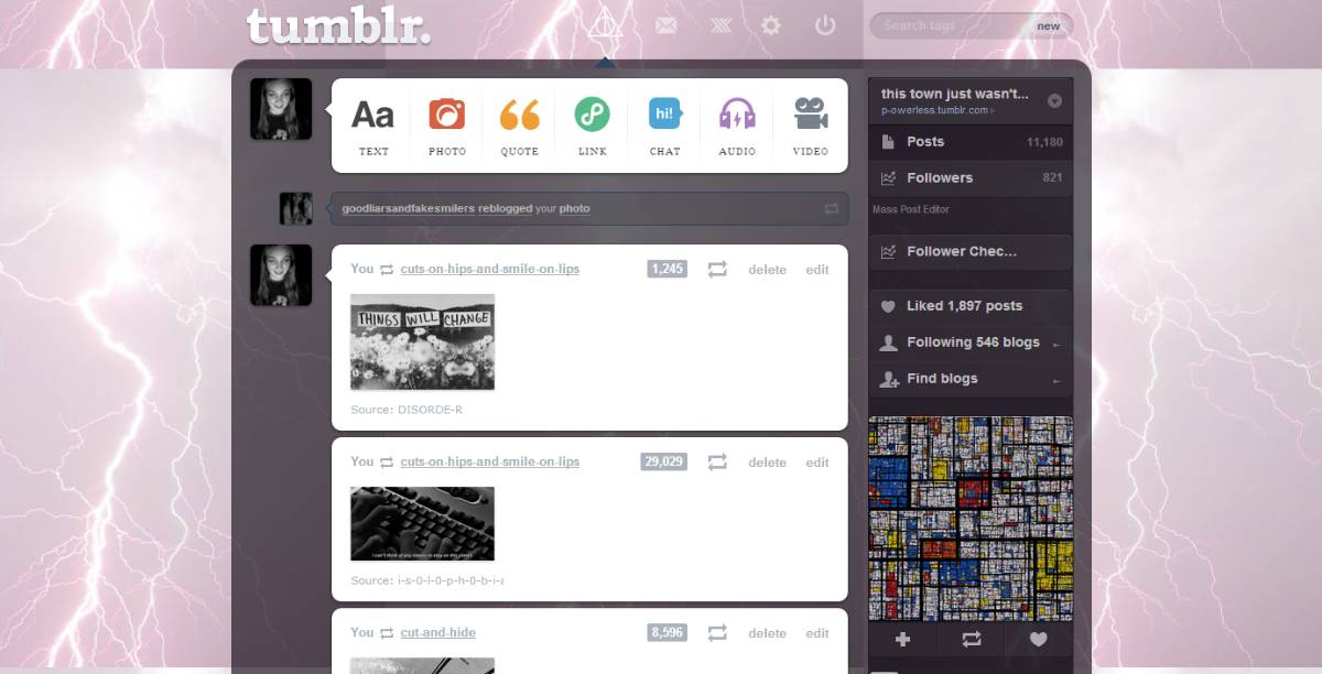 Safe Inside ♡ Dashboard Theme