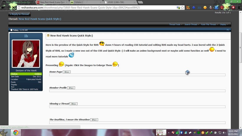 Red Hawk Scans by Ib