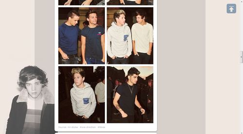 Harry Styles backround for tumblr dashboard