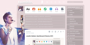 JUSTIN BIEBER DASHBOARD THEME TUMBLR #24