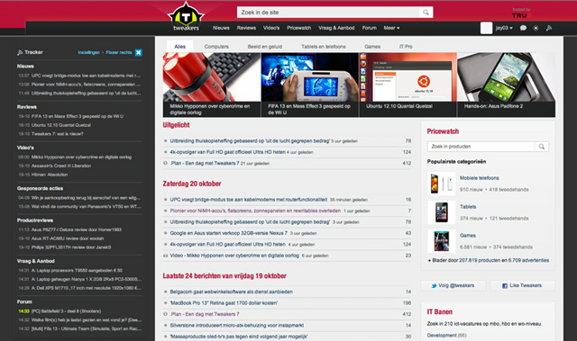 Tweakers.net Dark Compact