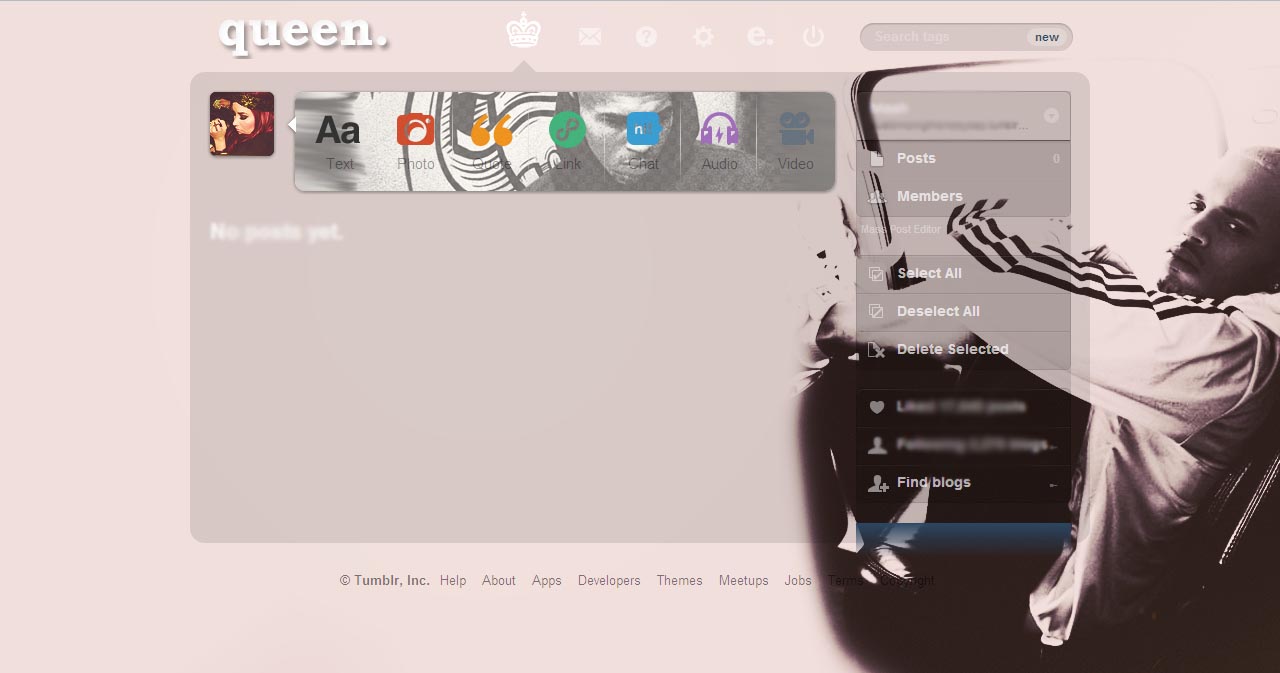 chris brown's dashboard theme