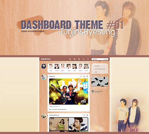 Tumblr #01 ♔ Junjin & Hyesung (Shinhwa)