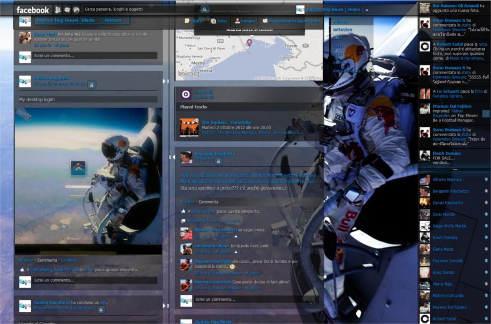 Facebook - Dark & Blue Felix Baumgartner by DAG