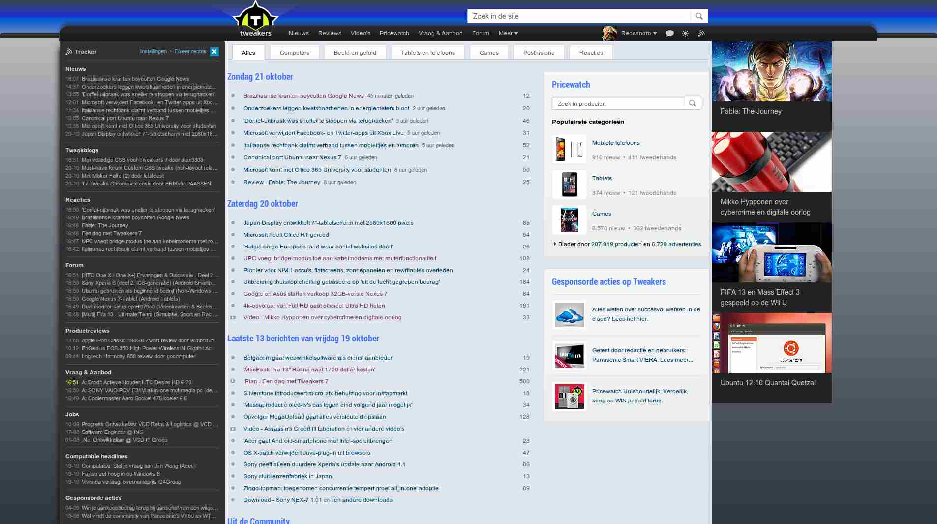 Tweakers.net::v7 - Redsandro Desktop 2