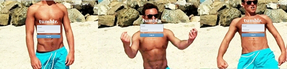 Tom Daley tumblr login background