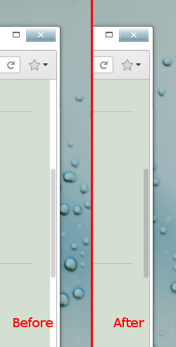 Glow Scrollbar