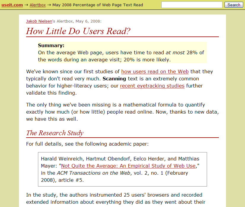 useit.com Easier Reading