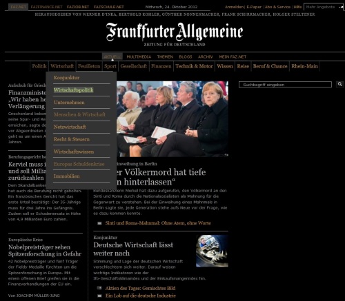 FAZ.net Night Mode / Nachtmodus