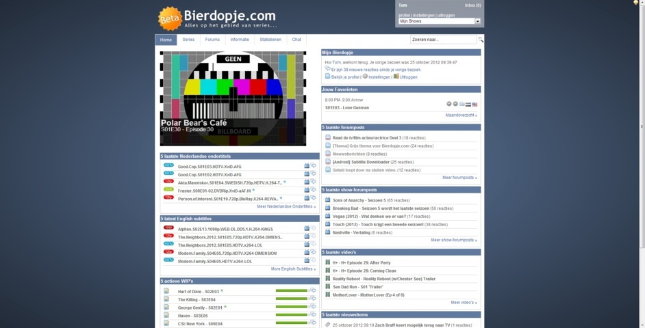 Bierdopje.com Alternatief Blauw Thema
