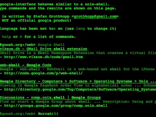 Goosh - Black & Green Style