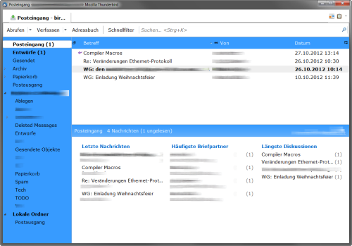 Thunderbird - Metro Style with Mail Summaries