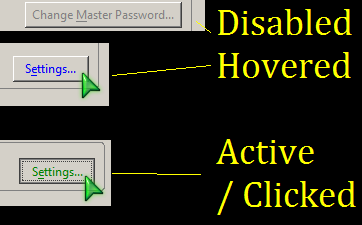 Custom Toolbar Button Colors (Hover,Clicked,Visit)