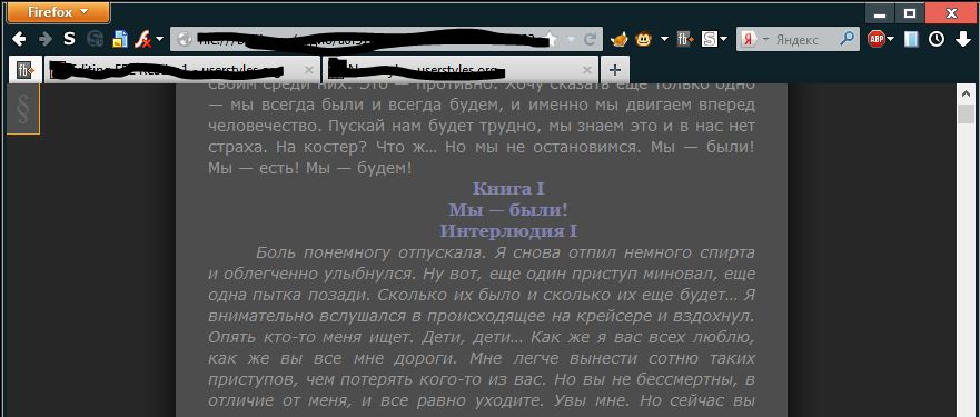 FB2 Reader night