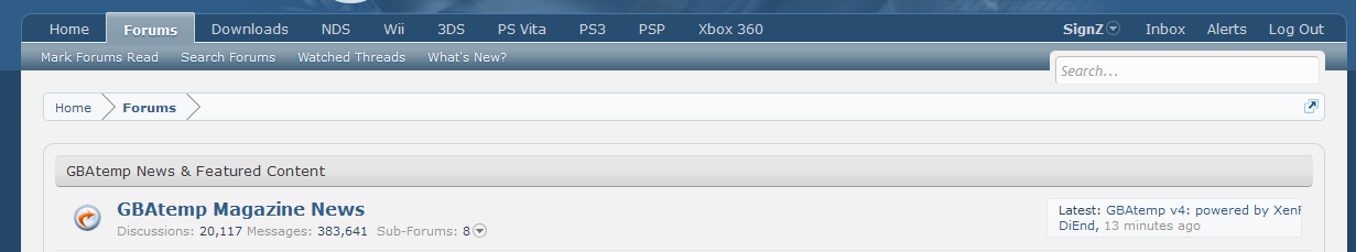 GBAtemp forum sidebar remover