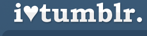 Logo tumblr i♥tumblr