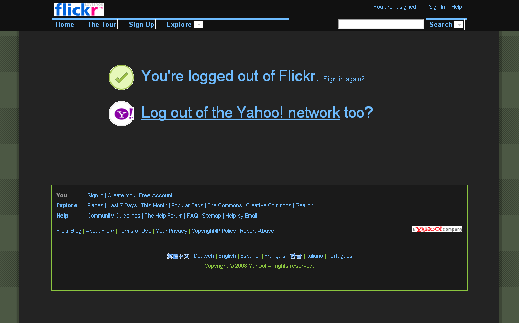 Flickr - Steampowered redesign 08