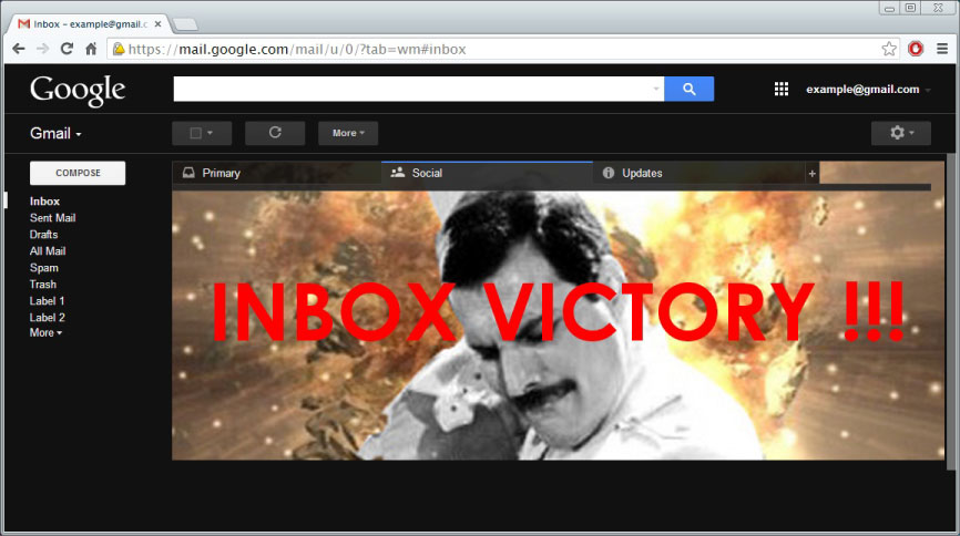 GMail INBOX VICTORY !!!