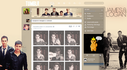 James Maslow - Logan Henderson - Tumblr Theme 2