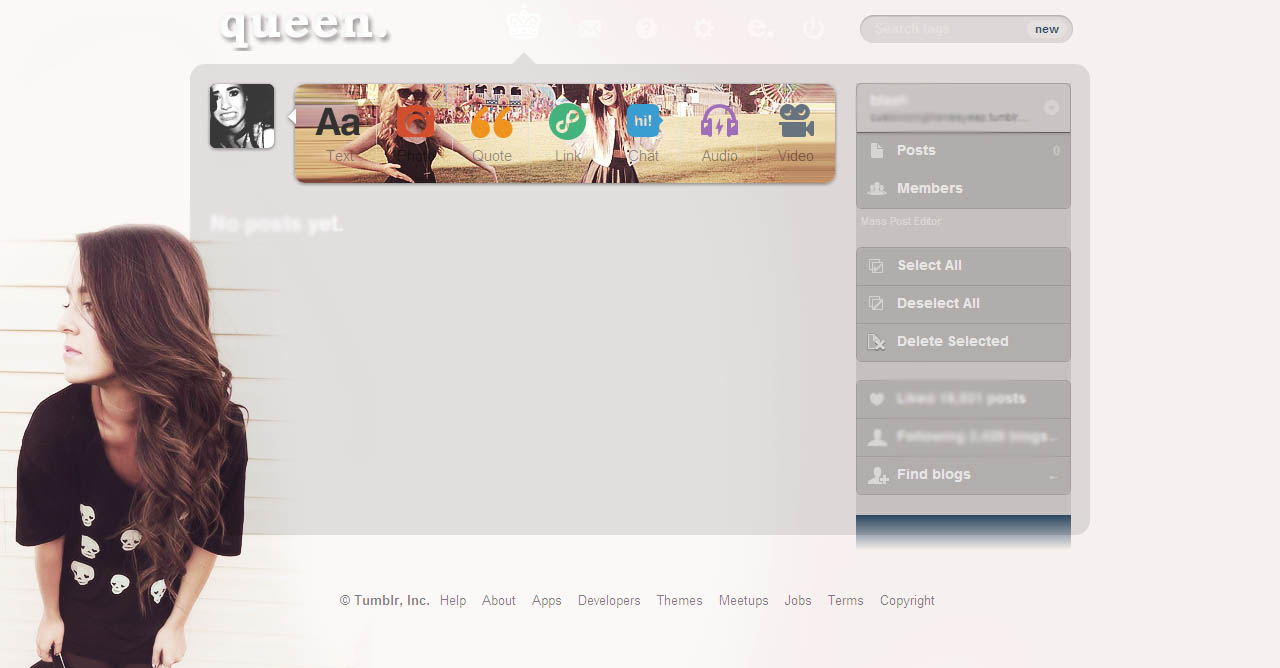 megan mace's dashboard theme