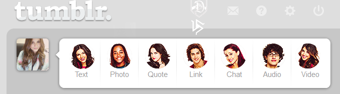 VICTORIOUS Tumblr Logo