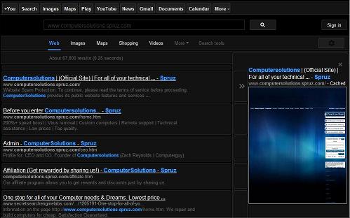 Google Dark / Black Minimalistic Pro (6/11/2012)