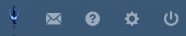Percy Jackson logo home icon for tumblr