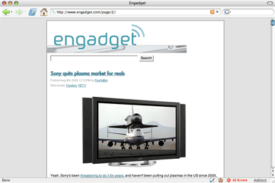 Engadget Cleanup