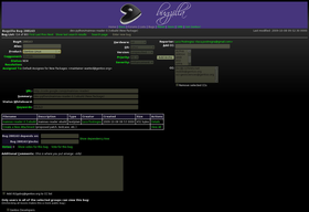 Dark Gentoo Bugzilla