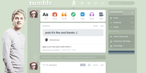 NIALL HORAN DASHBOARD THEME TUMBLR #3