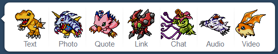 Digimon Tumblr Dashboard Icons