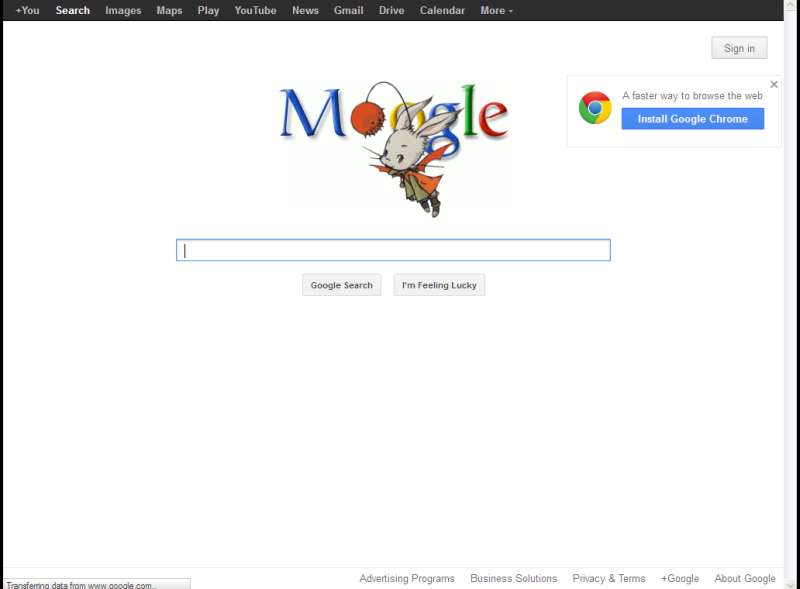 Google Moogle [Google logo]