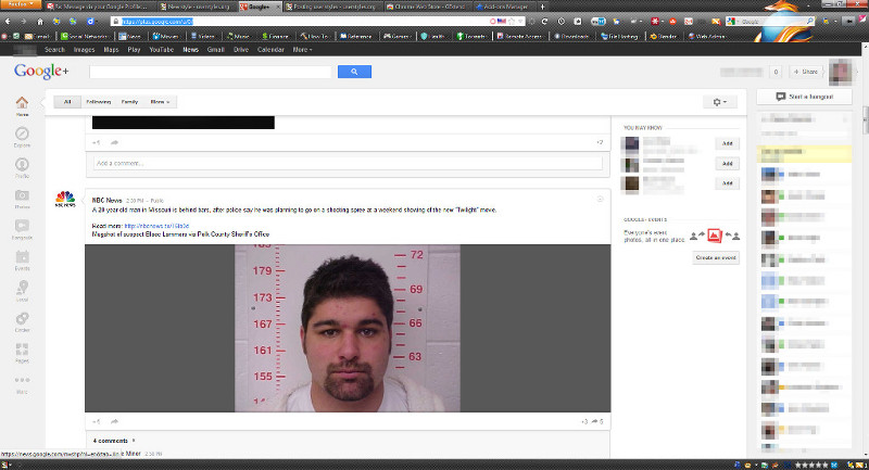 Google Plus - Wide screen - GExtend