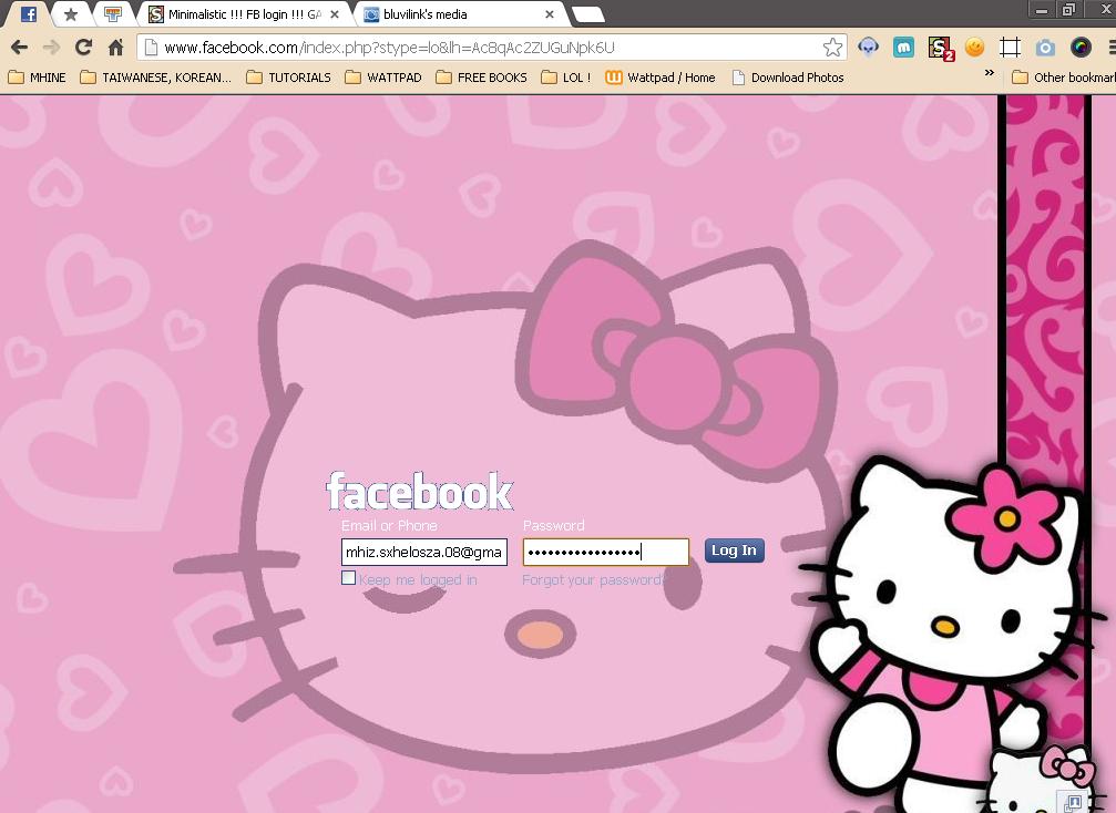 Hello Kitty Facebook