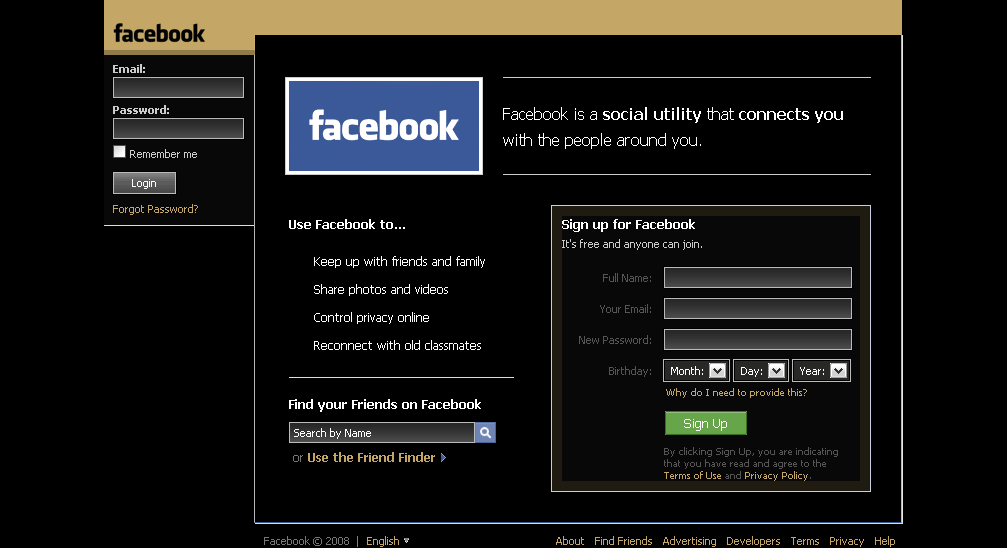 Facebook - DarkYELLOW 2008