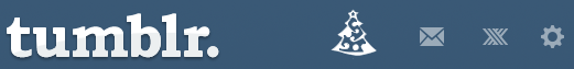 julie's christmas tree home button for tumblr. ☆