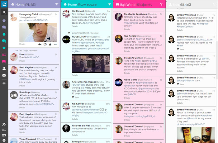 TweetDeck Metro Light (with column colors)